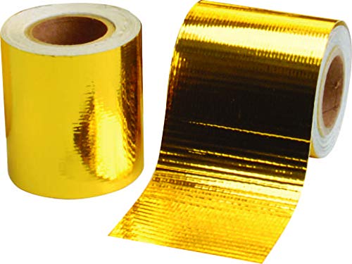 Design Engineering 010397 Reflect-A-Gold High-Temperature Heat Reflective Adhesive Backed Roll, 2 X 30' Roll
