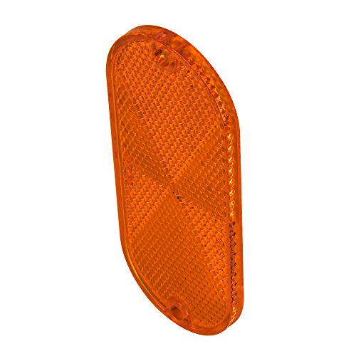 Blazer International B278Saw Oblong Stick-On Reflectors, Amber, 2 Pack