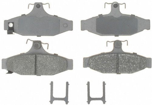 ACDelco Silver 14D413MH Semi-Metallic Rear Disc Brake Pad Set with Hardware