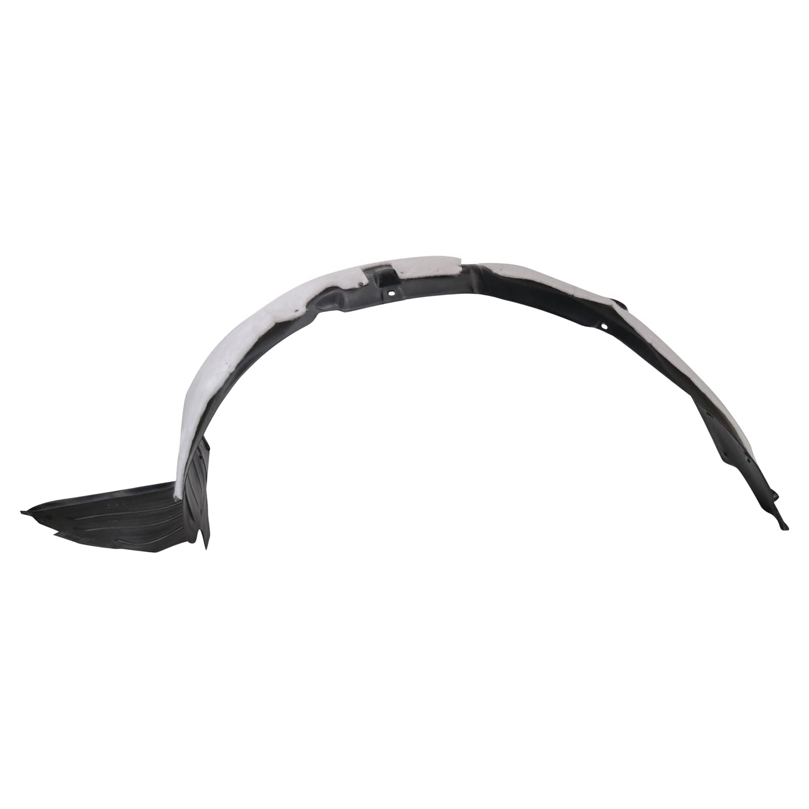 Trq Inner Fender Liner Set Compatible With 2012-2014 Hyundai Azera Hy1248166 Hy1249166