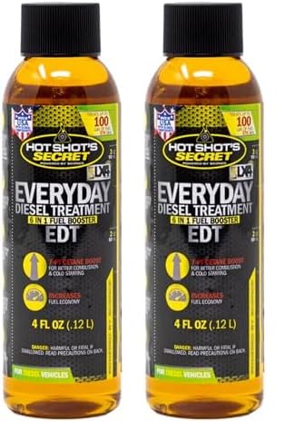 Hot Shot 'S Secret Edt Everyday Diesel Treatment 4 Fluid Ounce Bottle (Pack Of 2)