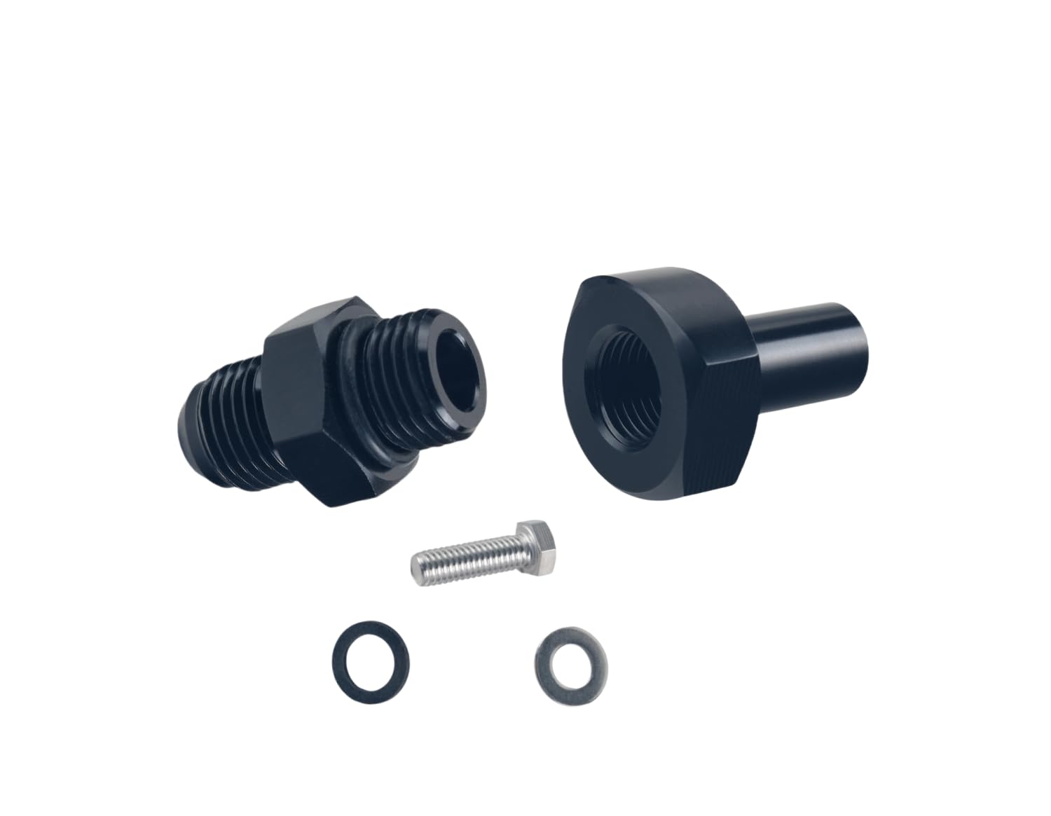 DEWHEL Universal 6AN Fuel Tank Return Line Fitting Bung Kit No Welding Required Aluminum