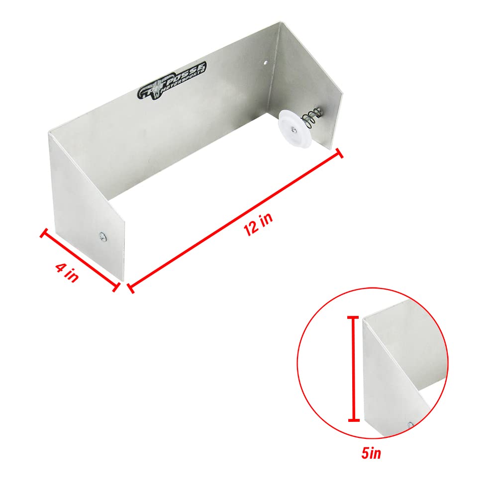 Pit Posse 573 Paper Towel Holder Dispenser Aluminum Enclosed Trailer Shop Garage Storage Organizer-Made In Usa- 5 Year Warranty-