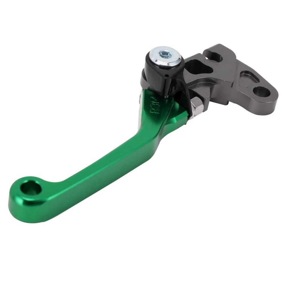 Jfg Racing Motorcycle Brake Clutch Lever Folding Levers Cnc For Klx110 Klx110L 2010-2023 Dirt Bike Green