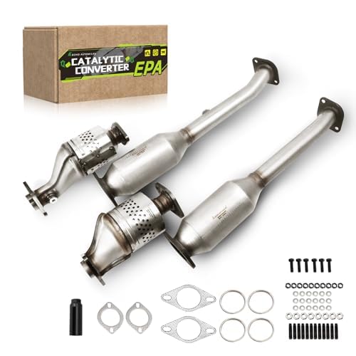 ECHO AUTOMILES Front & Rear Catalytic Converter Compatible with Frontier/Pathfinder/NV1500/NV2500/NV3500 2005-2018, Xterra 2005-