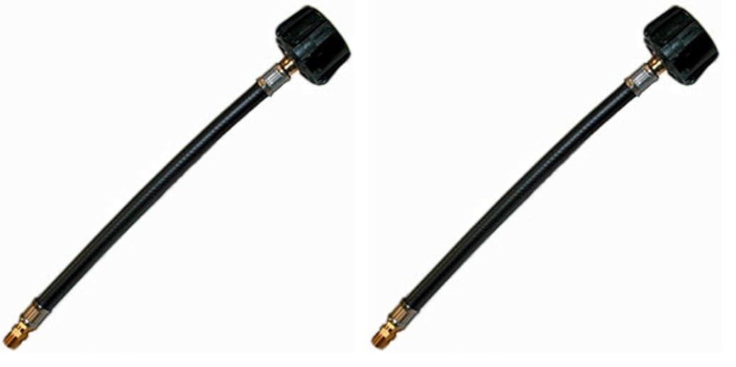 Camco Pigtail Propane Hose Connector | Rated For 200,000 Btus Per Hour | 20-Inches (59073) (Pack Of 2)