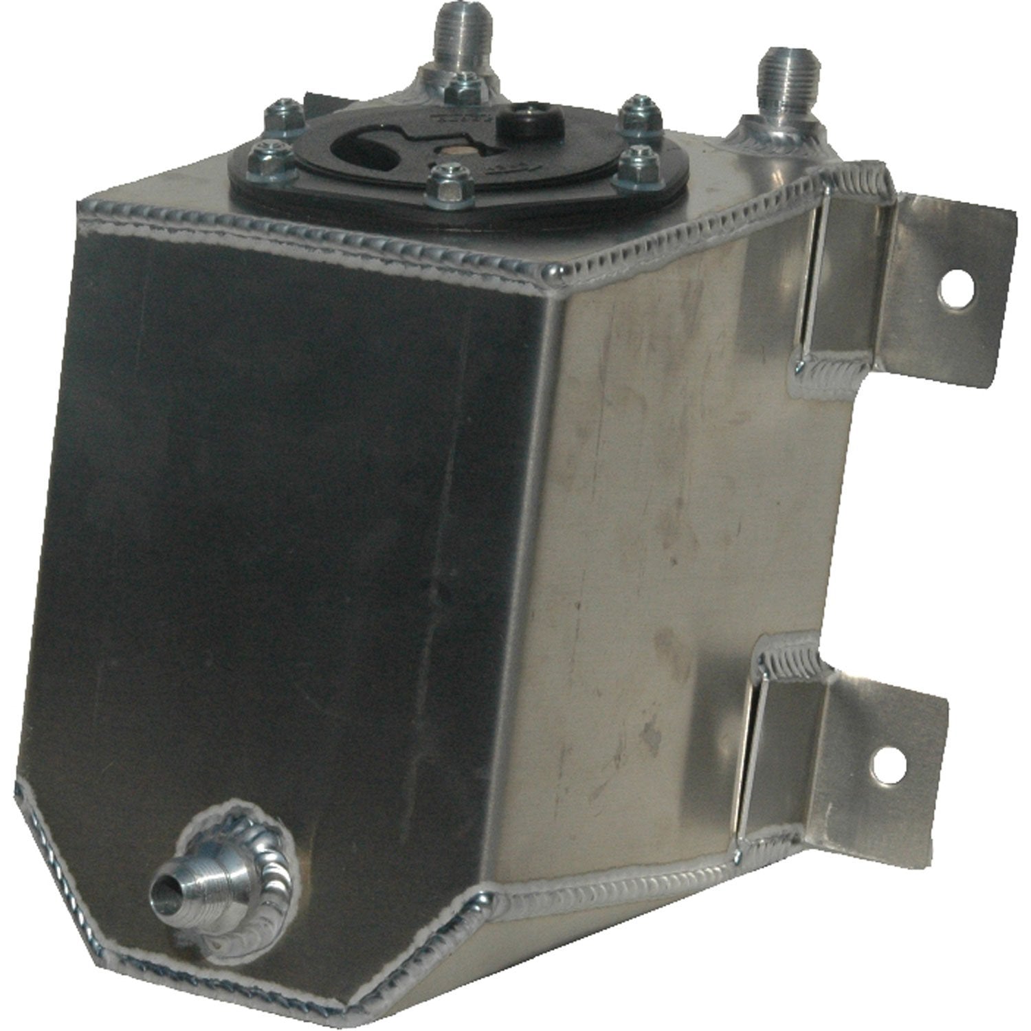 Rci 2010A Aluminum Fuel Cell, Natural Aluminum Color, 1 Gallon, 6L X 6W X 6H