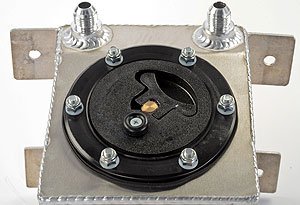 Rci 2010A Aluminum Fuel Cell, Natural Aluminum Color, 1 Gallon, 6L X 6W X 6H