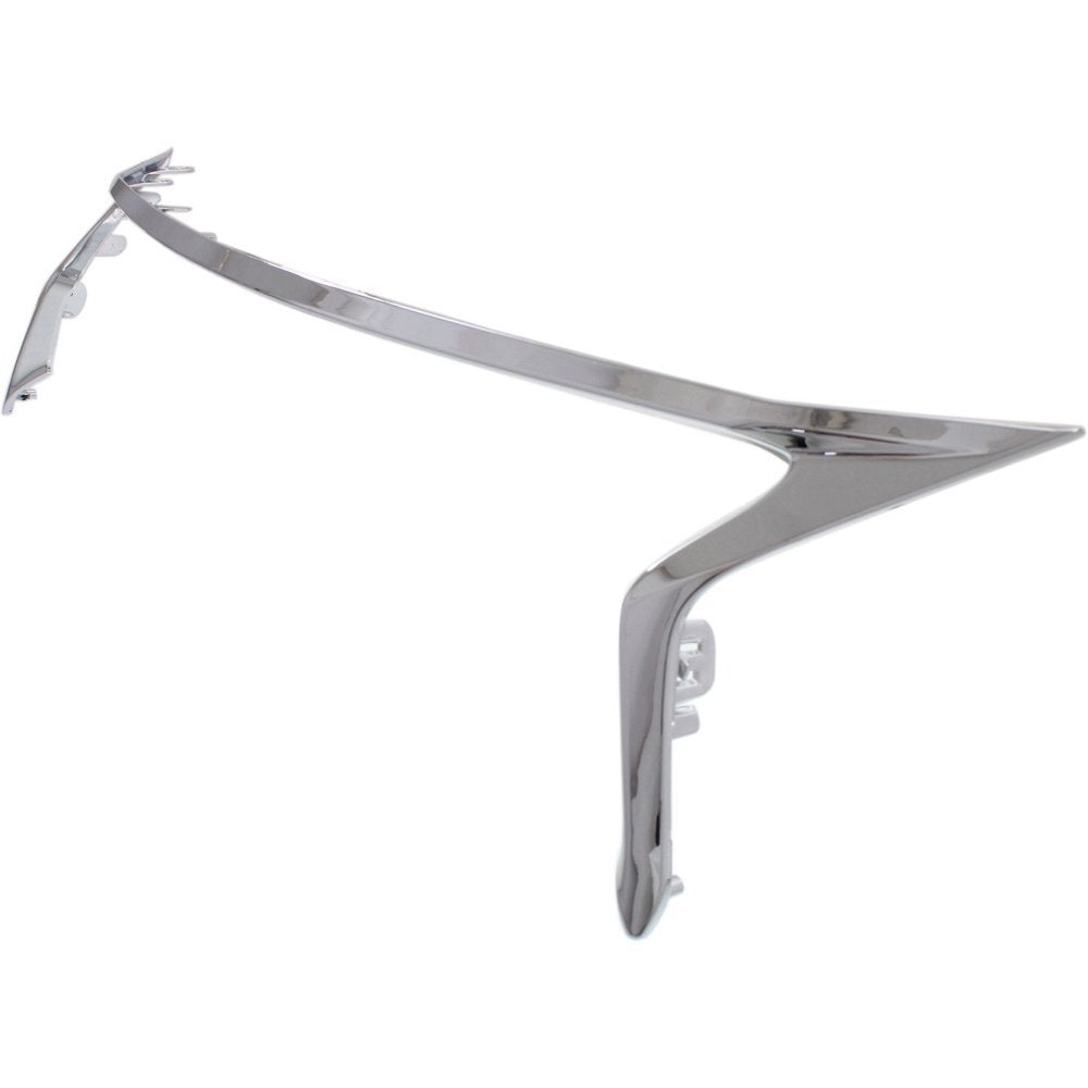 Evan-Fischer Grille Trim Molding Compatible with 2013-2015 Lexus GS350 Plastic Chrome