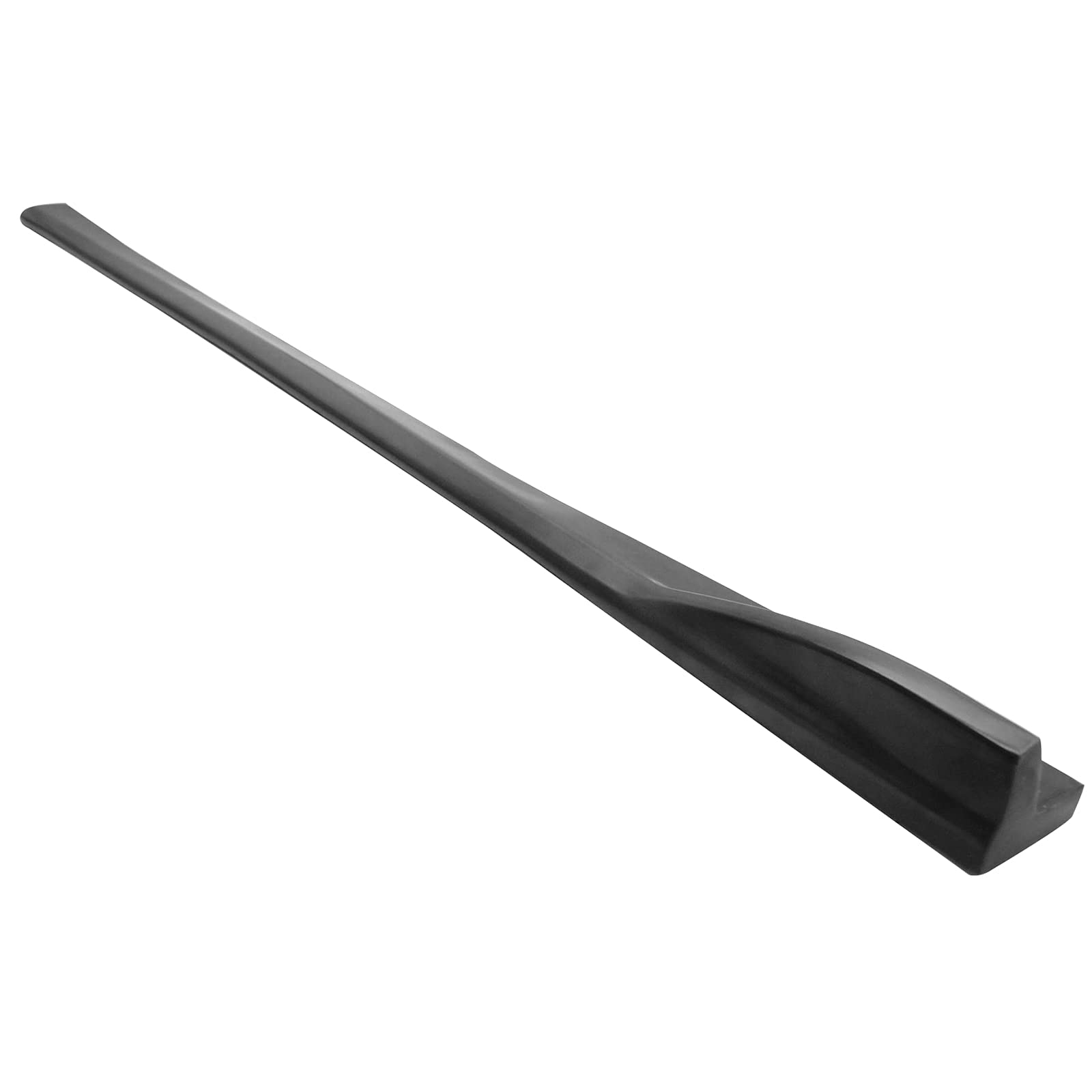 Side Skirts Compatible With 2008-2014 Subaru Impreza Wrx Sti, Black Pu Sideskirt Rocker Moulding Air Dam Chin Diffuser Bumper Li