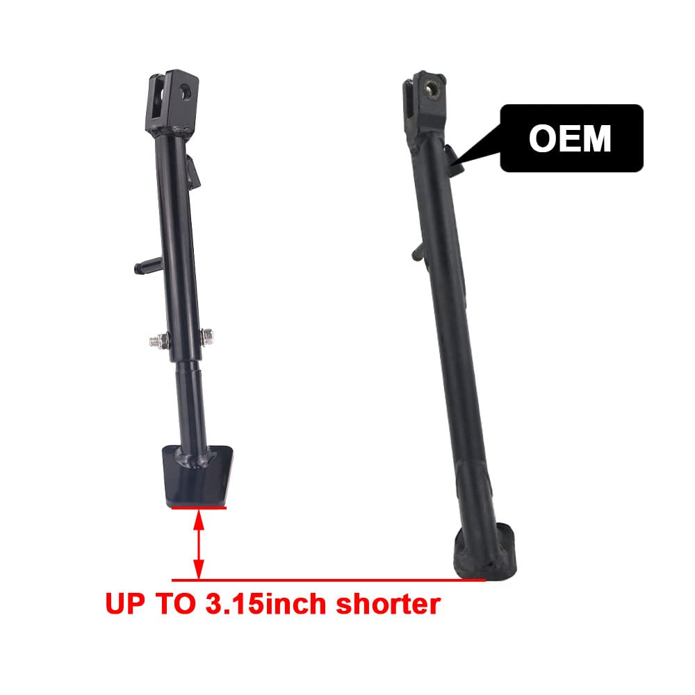 Xitomer 0-3'' For Dr650 Motorcycle Adjustable Kickstand Side Stand Fit For 1996-2020 2021 2022 2023 Dr650 Adjustable Side Stand