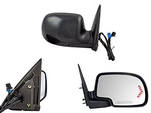 APA Replacement Rear View Mirror Power Folding Heated Signal Memory for 2003-2007 SILVERADO SIERRA TAHOE YUKON ESCALADE Passenge