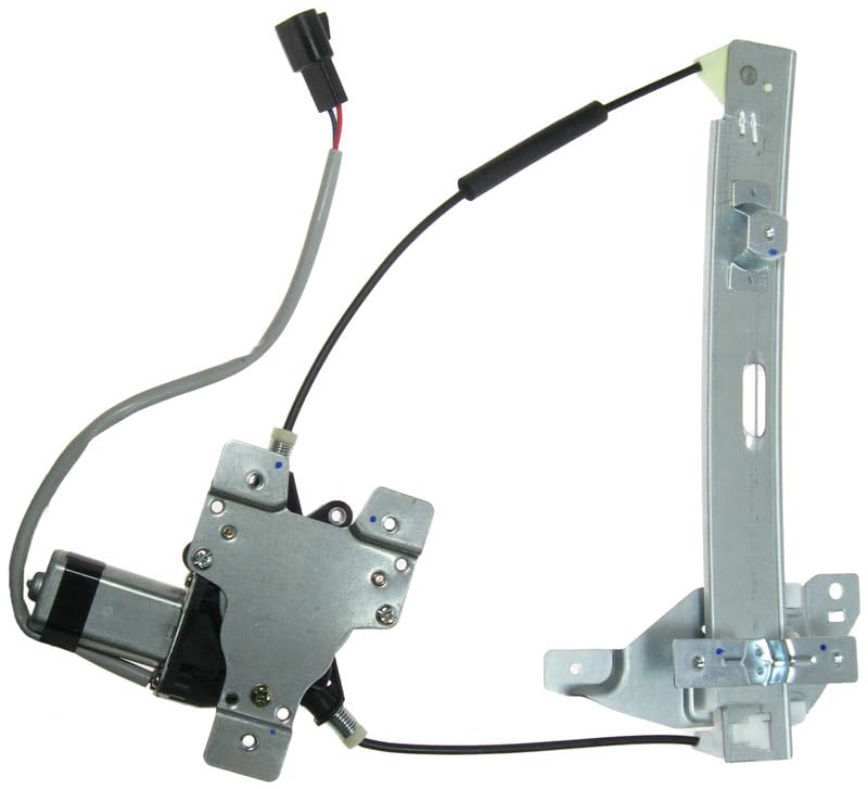 Trq Rear Right Power Window Regulator & Motor Assembly Passenger Side Compatible With 2000-2005 Chevrolet Impala