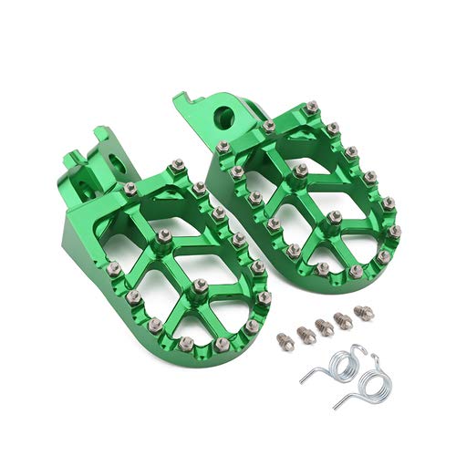 Anxin Dirt Bike Foot Pegs Footpegs Footrests Foot Pedals Rests Cnc For Kx250F 06-18 Kx250 Kx 250 19-24 Kx450F 07-18 Kx450 19-24