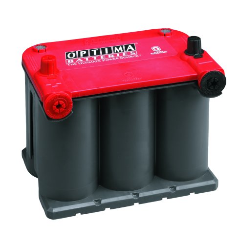 OPTIMA Batteries High Performance 75/25 RedTop Sealed AGM Car, Truck, and SUV Starting Battery, 720 CCA, Dual SAE and GM Terminals, Maintenance Free, Versitile Mounting