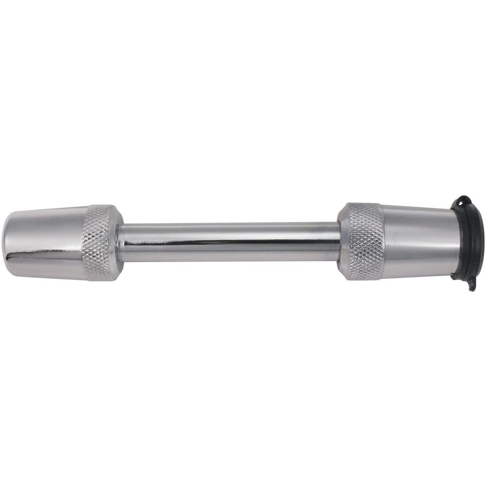 Trimax T5 Premium Chromed Forged Steel 5/8' Class V Extended Receiver Lock (3 1/2' Span), Silver