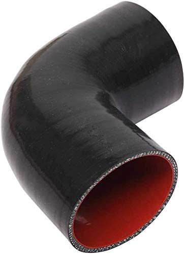 SUNROAD 28 x 7 x 2.5 Universal Turbo Intercooler with 1 Intercooler + 12pcs 2.5 Coupler Hoses + 12pcs Chrome + 24pcs T-B