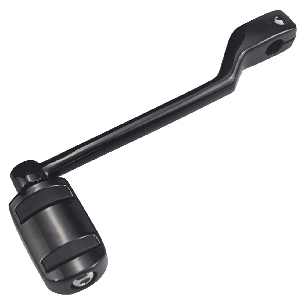 Wowtk Heel Shift Lever,Rear Shift Lever W/Shifter Peg For Harley 1986-2017 Fl Softail, 1988-2024 Touring Road Glide Electra Glide Road King Street Glide And 2008-2024 Trike Models,Black