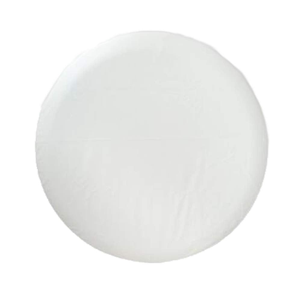 Comily Plus+ 15Inch Universal Pvc Spare Tire Wheel Cover Waterproof Dustproof Protector-Plain White(15'' For Diameter 27.6''-28.