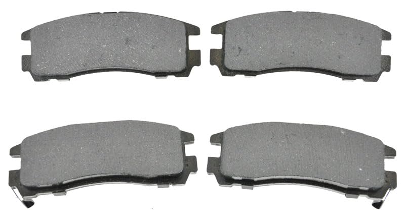 Trq Rear Brake Pad & Rotor Kit Brake Pads Brake Rotor Semi-Metallic Compatible With 2006-2012 Mitsubishi Eclipse 2004-2012 Galan