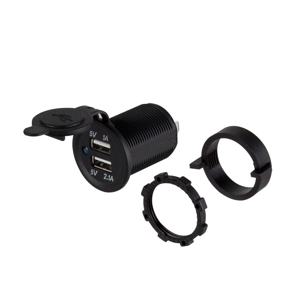 Installbay - Dual Usb Waterproof Jack With Cover
