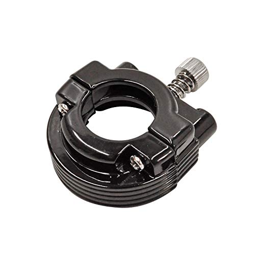 Black Dual Throttle Cable Housing Clamp/Collar For 1981-1995 Harley Big Twin Fx/Fl, Softail, Dyna, Fxr, Tour Glide, Wide Glide, 