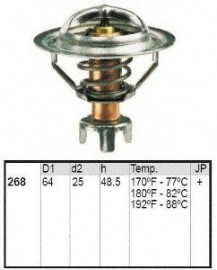 Motorad 268-180 Thermostat - Nissan Xterra (02-04) Frontier (02-03) 300Zx (84-86), Mercury Villager (93-02), Infiniti Q45 (97-01