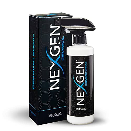 Nexgen Ceramic Spray Silicon Dioxide - Easy To Apply, Ceramic Coating Spray For Cars - Professional-Grade Protective Sealant Pol