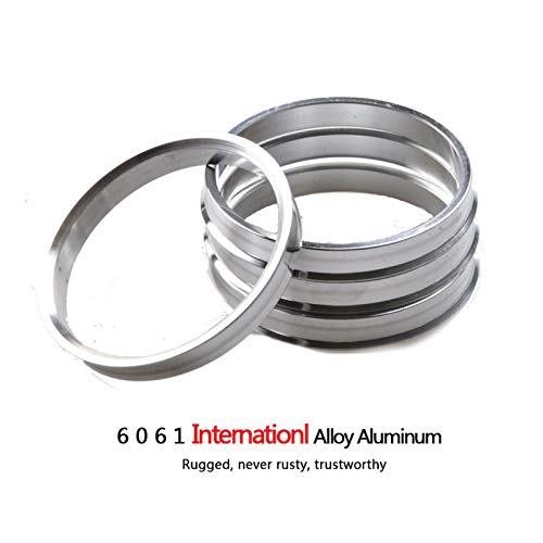 Dcvamous Alloy Aluminum Hub Centric Rings 130.8 To 117, Set Of 4 - Performance Spigot Hubrings Fit 117Mm Vehicle Hub And 130.8Mm