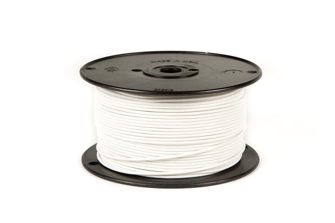Wirthco 81112 Pvc-Insulated 18 Awg Primary Wire - 100', White
