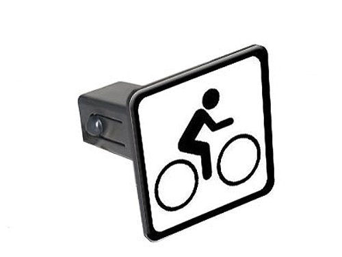 GRAPHICS & MORE Bike Biking Cycling Sign Symbol Tow Trailer Hitch Cover Plug Insert 1 1/4 inch (1.25inch)