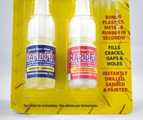 RapidFix 10Ml Automotive Adhesive - Synthetic Resin, Model 6121705, One Size, Factory Color Blister Pack