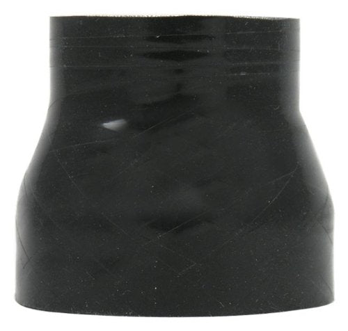 Verocious Boost Proof Silicone Hose Reducer, 4 Ply Polyester - 2'' X 3'' Id X 3'' Long, Black