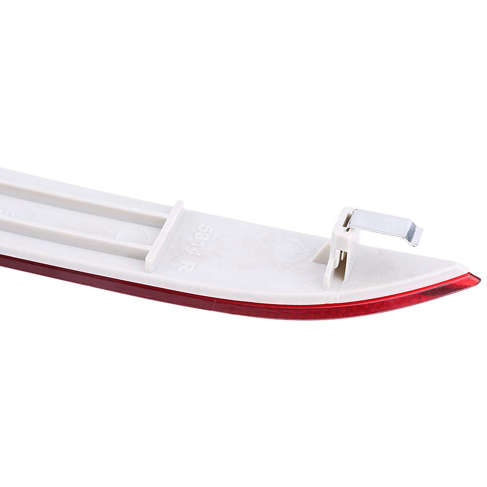 Rear Bumper Reflector, 1 Pair Left/Right Side Driver/Passenger Side Car Rear Bumper Reflector Lenses, 63146915039 63146915040 Fi