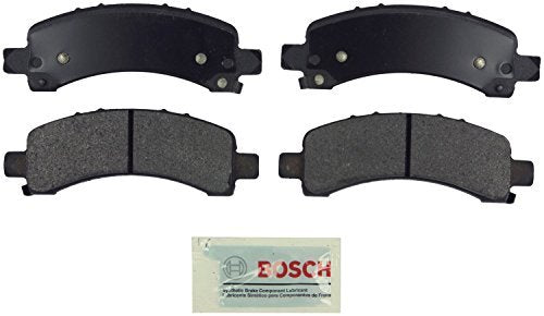 BOSCH BE974H Blue Semi-Metallic Disc Brake Pad Set With Hardware - Compatible With Select Chevrolet Express 2500, Express 3500;