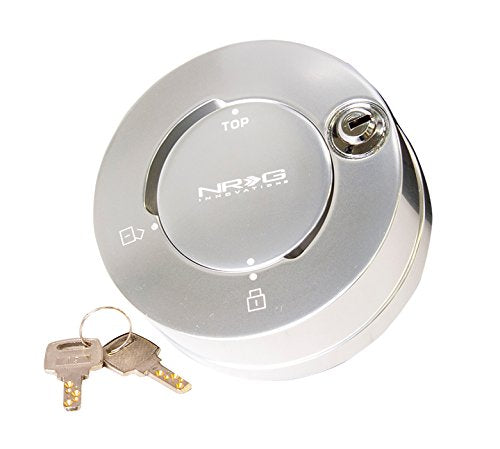 NRG Innovations NRG-SRK-101SL 6-Holes Patterns Style Steering Wheel Quick Release Short Hub Adapter With Mounting Bolts, Silver 