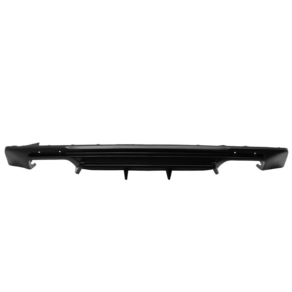 Ikon Motorsports Rear Diffuser Compatible With 2016-2024 Chevy Camaro (Except Zl1 Model), Matte Black Pp Rear Bumper Lip Lower Body Protection Avoid Against Collision