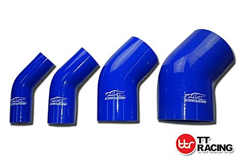 4-Ply Silicone 45 Degree Elbow Connector Joiner Turbo Hose Pipe 50Mm 2 1.97 (1-31/32)
