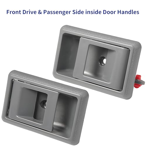 Lcyolada Exterior Door Handle & Interior Door Handle Set Compatible With 1995-2000 Toyota Tacoma,Replaces# 69220-35020, 69210-35
