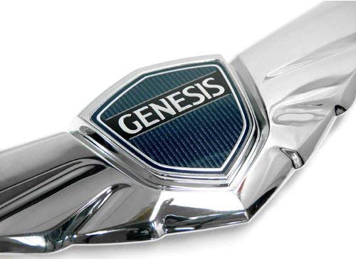 Hyundai Motors Genuine New Front Wing Hood Bonnet Emblem 18.4Cm(7.2'') 1-Pc For 2011 2012 2013 Hyundai Genesis Sedan