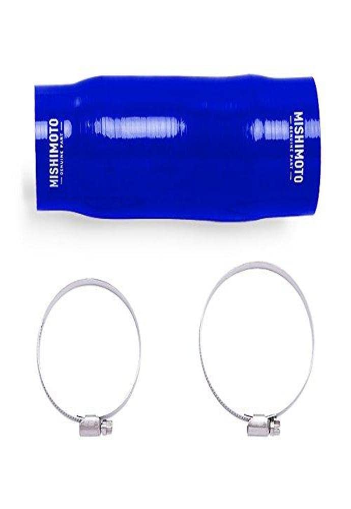 Mishimoto MMHOSE-CIV-16IHBL Silicone Induction Hose Fits Honda Civic 1.5T 2016-2018 Blue