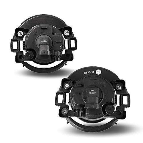 Winjet Fog Lights Oem Series For [2005-2015 Nissan Xterra] [2010-2017 Frontier][2018 2019 Nissan Frontier] With H11 12V 55W Halo