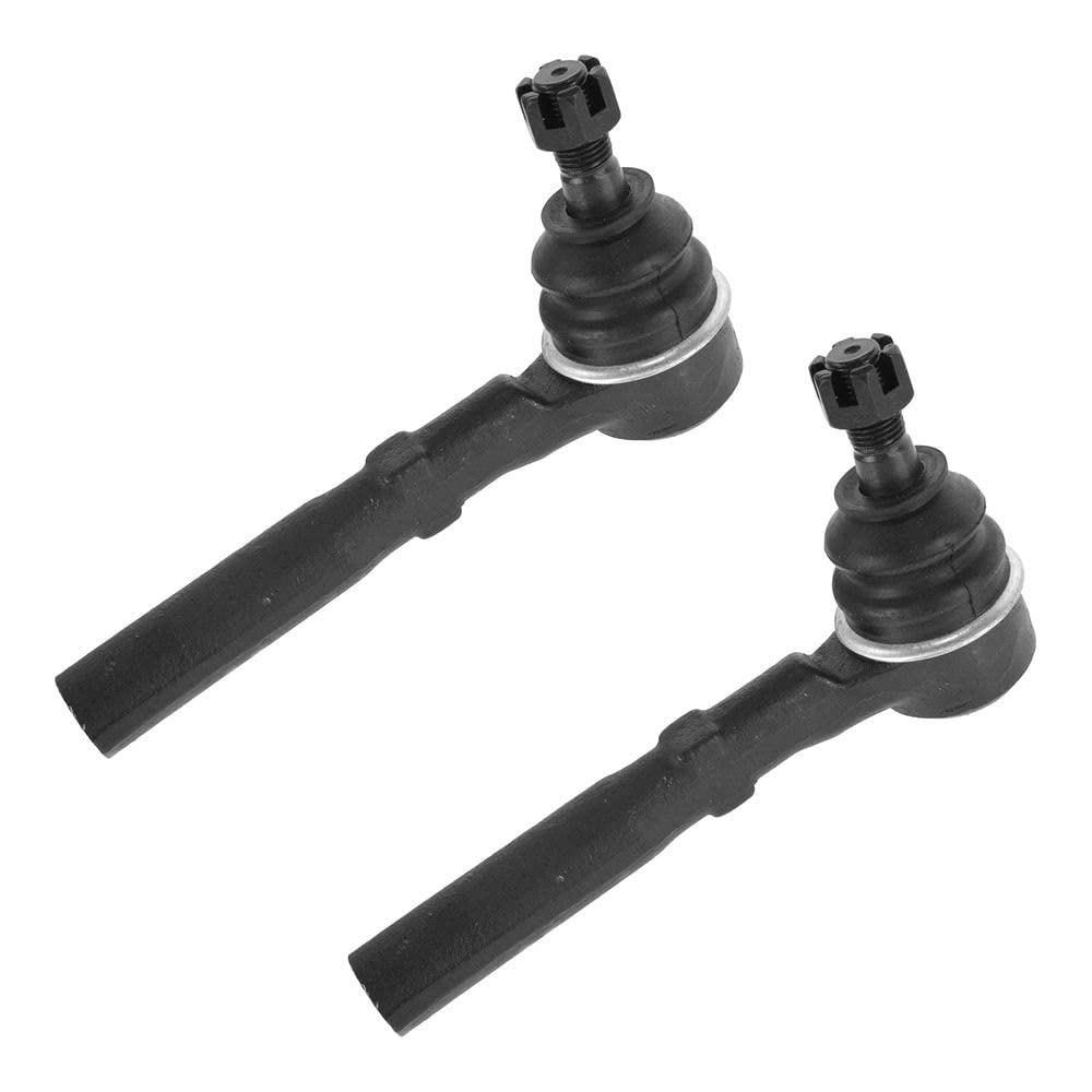 TRQ Front Outer Tie Rod Set Compatible with 1995-2005 Chevrolet Cavalier Pontiac Sunfire