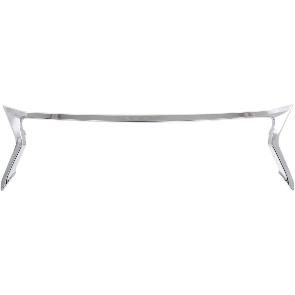 Evan-Fischer Grille Trim Molding Compatible with 2013-2015 Lexus GS350 Plastic Chrome