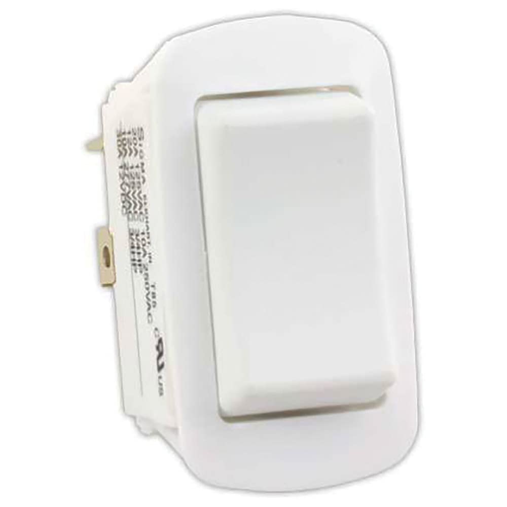 Jr Products 13995 White Water Resistant Momentary-On/Off/Momentary-On Reversing Switch