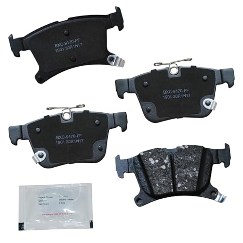 Bendix Priority1 Cfc1901 Ceramic Rear Brake Pads For Chrysler Pacifica 2024-2017, Voyager 2024-2020