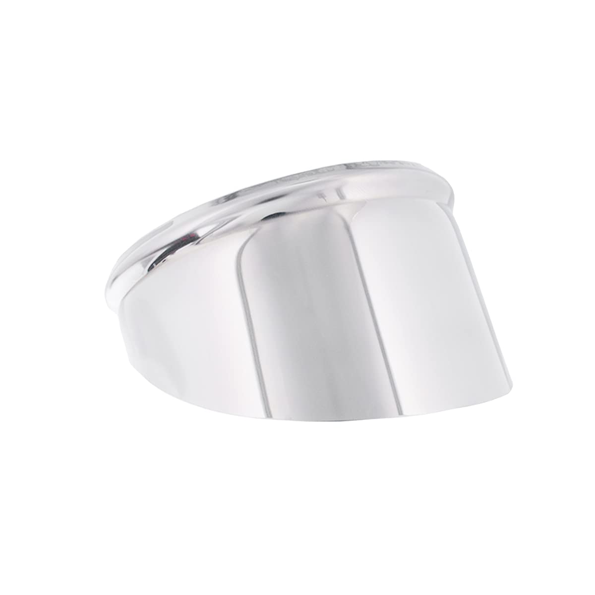 United Pacific C5002 4-inch Round Stainless-Steel Peep Mirror Visor, Highly Polished, Easy Installation, Fits 4-inch Peep Mirror