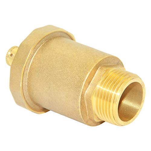 Beduan Brass 10500-Ve Automatic Float Valve, 3/8'' Male Thread Air Release Valve Air Bleeder Valve Vent Valve