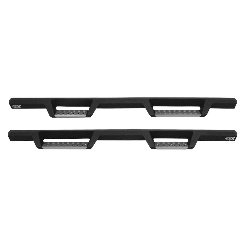 Westin 56-113352 Hdx Stainless Drop Nerf Step Bars Fits 1999-2016 F-250 F-350 F-450 F-550 Super Duty Crew Cab Textured Black 1 Pair
