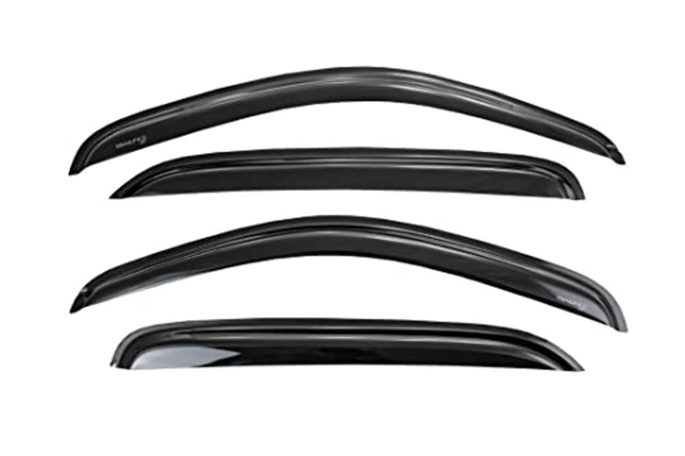 Trailfx Rain Guard Tape On Window Vent Visors Acrylic With A Smoke Tint 4 Piece Compatible With Silvrdo Cc 14-19 - 4536H